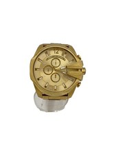 Relógio analógico de quartzo DIESEL DZ-4360 ouro aço inoxidável excelente Japão comprar usado  Enviando para Brazil