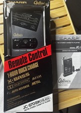 Vintage Sharp AM/FM Leitor de Cassete Estéreo JC-870 Recarregável Raro comprar usado  Enviando para Brazil