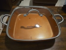 Caçarola Copper Chef 11" com tampa 2 alças laterais comprar usado  Enviando para Brazil