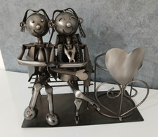 Scultura metallo innamorati usato  Valenzano