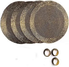 Handcrafted round placemats for sale  BRADFORD