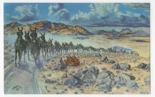 Cartão postal arte 20 mulas bórax vagão equipe cowboy velho oeste comprar usado  Enviando para Brazil