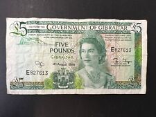 Gibraltar five pounds for sale  POOLE