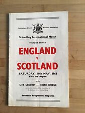 England schoolboys scotland for sale  MATLOCK