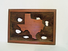 Wood carved map for sale  Tomball