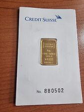 Goldbarren credit suisse gebraucht kaufen  Deutschland