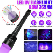 Lanterna de inspeção 365nm luz UV ultravioleta luz negra 60W LED 200m comprar usado  Enviando para Brazil