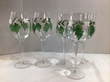 Hand painted stemmed for sale  Martinsville