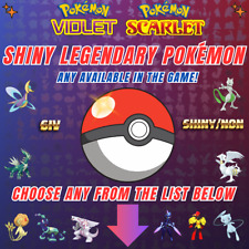 Escolha qualquer Pokemon SHINY LEGENDARY - Pokemon SCARLET & VIOLET ✨ comprar usado  Enviando para Brazil