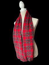 Red tartan scarf for sale  NORTHALLERTON