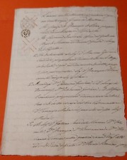 1861 raro manoscritto usato  Avellino