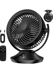 Ventilador de mesa recarregável 12000Mah, ventilador de mesa portátil circulador de ar para sala inteira comprar usado  Enviando para Brazil