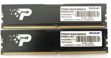 Kit Patriot Gaming RAM 16GB (2x8GB) DDR4 2400MHZ CL17 288PIN PSD416G2400KH comprar usado  Enviando para Brazil