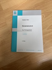 Kriminologie hemmer skript gebraucht kaufen  Feucht