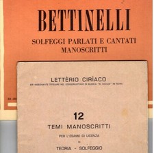 Teoria solfeggio cantato usato  Scandicci