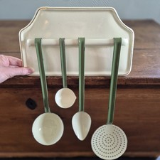 Vintage holandés esmalte cuchara utensilios estante cucharas esmalte... comprar usado  Enviando para Brazil
