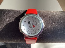 Snoopy watch red for sale  MARCH