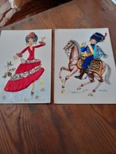 Cartes postales brodees. d'occasion  Blaye
