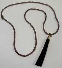 Crystal beaded necklace for sale  North Brunswick