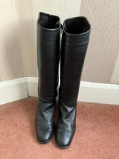 Ladies black leather for sale  RUGBY
