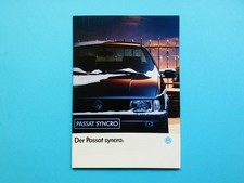 Prospekt / Katalog / Broschüre - VW Passat B3 / Variant - Syncro - 08/91 comprar usado  Enviando para Brazil