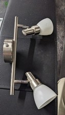 Deckenlampe edelstahloptik led gebraucht kaufen  Hamburg