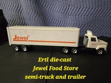 Semi-caminhão e reboque Ertl fundido Jewel Food Store comprar usado Semi-caminhão e reboque Ertl fundido Jewel Food Store comprar usado  Enviando para Brazil