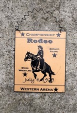 Vintage metal rodeo for sale  Dallas