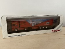 Herpa Scania 144L Topline Kühlkoffer Sattelzug „Red Indian / Autohof Berg“ comprar usado  Enviando para Brazil