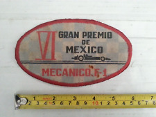 1967 GP do México Braçadeira Mecânica Mecânica Mecânica México F1 (Fórmula 1), usado comprar usado  Enviando para Brazil