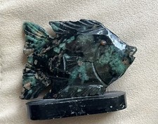 Fisch steingravur smaragd gebraucht kaufen  Hannover