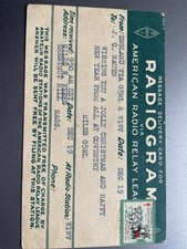 1931 radiogram card for sale  THATCHAM