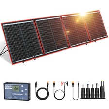Dokio Panel słoneczny 160W 12V Przenośne składane moduły słoneczne do kempingu Kamper na sprzedaż  Wysyłka do Poland