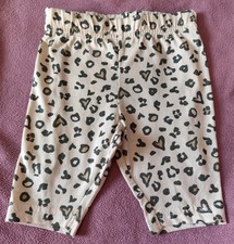 Babyleggings beige leoparden gebraucht kaufen  Hohenstücken