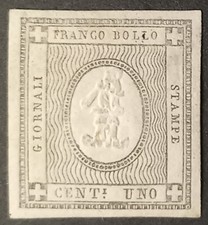 Sardegna centesimo 1861 usato  Ancona