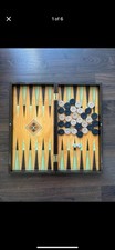 Wooden backgammon set for sale  ILFORD