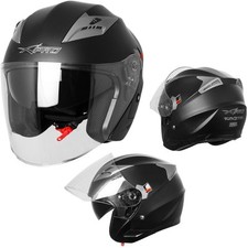 Casco Jet Helmet Scooter Moto Homologado Ciudad Parasol Visor comprar usado  Enviando para Brazil