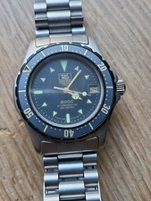 Tag Heuer 2000 caixa de aço 30 mm ref.972.613 relógio de mergulho vintage original. comprar usado  Enviando para Brazil