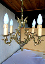 Bronze chandelier rock d'occasion  Expédié en Belgium