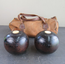 Pair lignum vitae for sale  SKIPTON