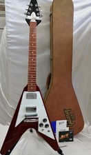 Usado, Guitarra elétrica Gibson Flying V 2015 Japão limitada vinho tinto feita nos EUA sólida comprar usado  Enviando para Brazil