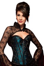 Sexy corsagenbluse schwarz gebraucht kaufen  Bocholt