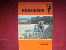 Brochure publicitaire charrues d'occasion  Aubigny-en-Artois