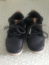 Clark navy leather for sale  BURY
