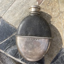 Vintage leather silver for sale  BRAINTREE