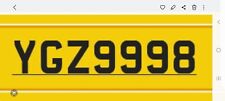Ygz9998 dateless registration for sale  CRUMLIN