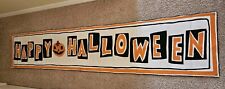 Placa de guirlanda de lona pesada Pottery Barn Kids 7,5 pés ilhós Halloween comprar usado  Enviando para Brazil