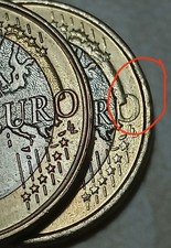 Vendo 1 moeda de 1 euro Portugal 2024 com erros de cunhagem  comprar usado  Enviando para Brazil
