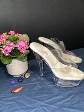 Clear platform stiletto for sale  Sacramento
