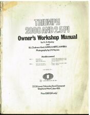 Triumph 2000 2500 for sale  ALFRETON